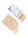 100 Piece Disposable Wooden Wax Applicator Sticks Beige