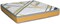 Galaxy Design INDEX Bonnel Spring Box Top Mattress Hybrid Latex White (150 x 190 x 23 cm)