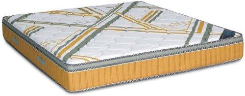 Galaxy Design INDEX Bonnel Spring Box Top Mattress Hybrid Latex White (150 x 190 x 23 cm)