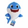 Singing Baby Shark (Daddy) Stuffed Plush Toy, (17.53 x 21.08 x 27.94cm)