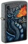 Zippo 49776 211 Fiery Dragon Design Iron Stone Windproof Lighter