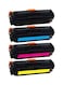 Hq Compatible Toner Cartridge Set Cb540/Cb541/Cb542/Cb543 Multicolour