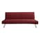In House Sandi 2 In 1 Sofabed Linen Upholstered - Burgundy