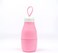 Jumble &amp; Co Whippy Collapsible Silicone 520ml Bottle - Rose Tinted Pink