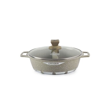 Life Smile 32cm Non Stick Granite Coating Hot Pot (32 CM)