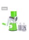 Generic Rotary Cheese Grater And Vegetable Slicer Green 0.63Kg