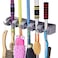 Vruta Plastic Multipurpose Wall Mounted Magic Mop and Broom Holder with 5 Position 6 Hooks (Multicolour; Large)