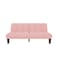In House Sana 2 In 1 Sofabed Velvet Upholstered - Light Pink
