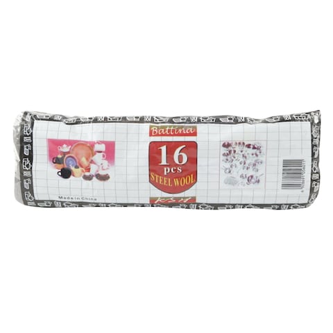 BATTINA 36 STEEL WOOL 16 PCS
