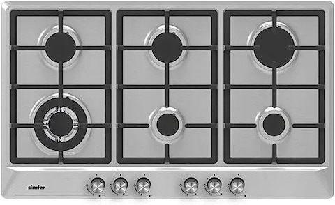 Simfer 90cm Built-In Hob with 6 Burners