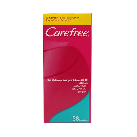 Carefree Cotton Fresh Scent Pantyliners Pack Of 56