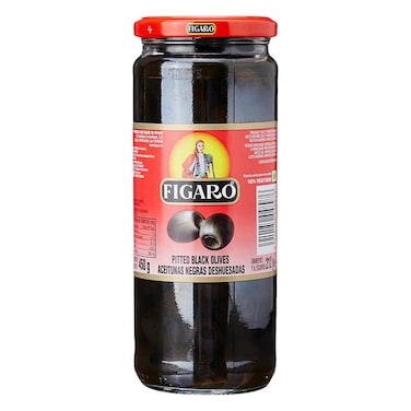 فيجارو زيتون أسود منزوع النوى 212 غرام
