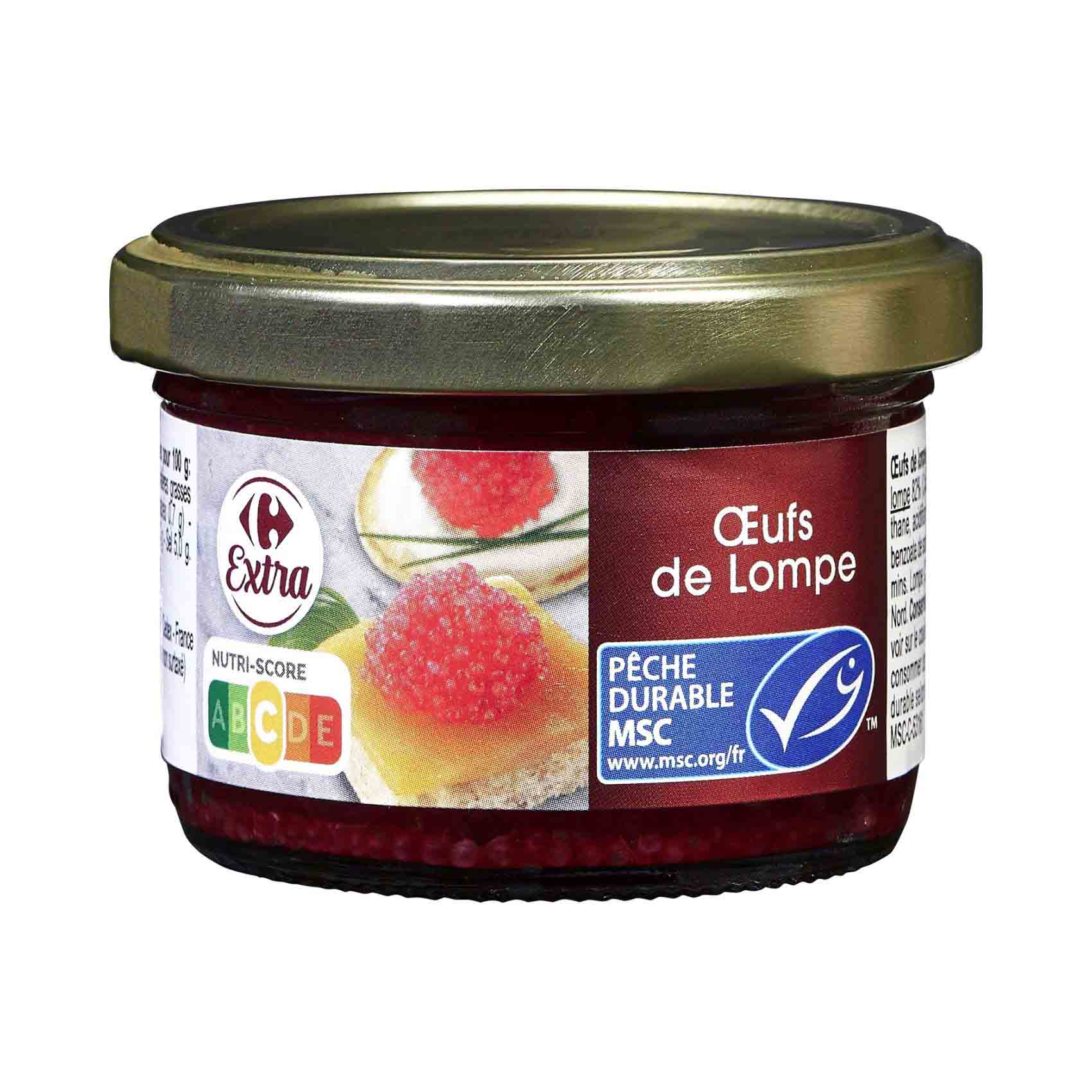 Carrefour Red Lumpfish Eggs 80g