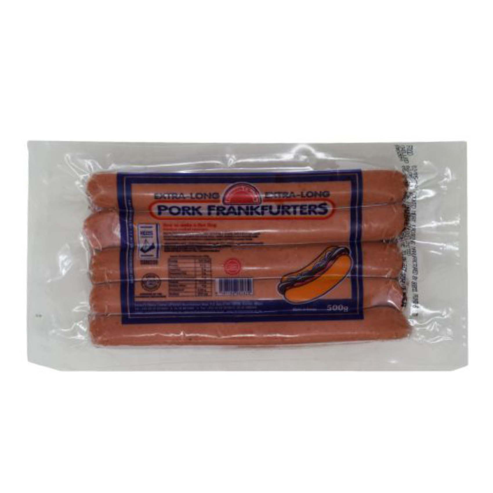 Farmers Choice Extra Long Pork Frankfurters 500g