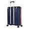 Eminent Vertica Hard Case Travel Bag Medium Luggage Trolley Polypropylene Lightweight Suitcase 4 Quiet Double Spinner Wheels With Tsa Lock B0006M DarkBlue Orange