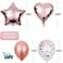 SAPU 40 Inch Rose Gold Love Balloons Party Kit Valentines Day Decorations and Gift for Him or Her Rose Gold Foil Heart Balloons Decorations