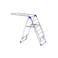Aiwanto Foldable Cloth Dryer Laundry Dryer Hanger Drying Rack Laundry Rack Stainless Steel Stand (Blue)