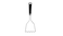 Potato masher, stainless steel/black