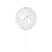8 Pack 18" Confetti Silver Balloon Kit