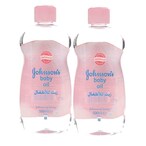 Buy Johnsons Baby Oil 500ml Pack of 2 in UAE