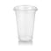 Juice Cup 20 Oz With Lid Clear Strong Disposable - Ideal for iced coffee, smoothies, Bubble Boba tea, milkshakes, frozen cocktails, water, sodas, juices, snacks, dessert and more 25 Pieces