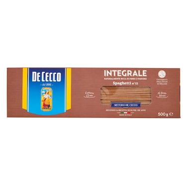 De Cecco Integrali Spaghetti Pasta 500g