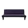 In House Asil 2 In 1 Sofabed Velvet Upholstered - Dark Purple