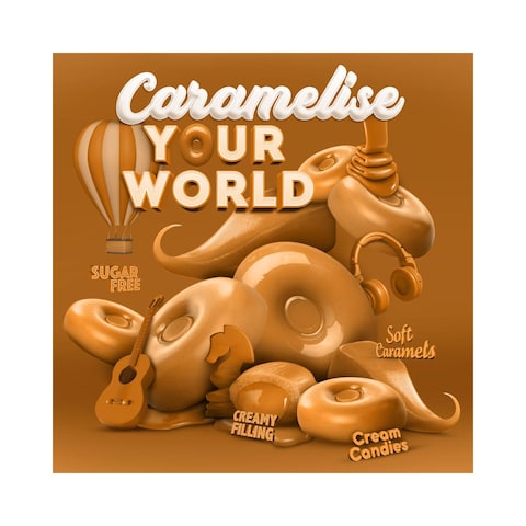 Storck Werther&#39;s Original Soft Cream Caramel Toffees, 600g