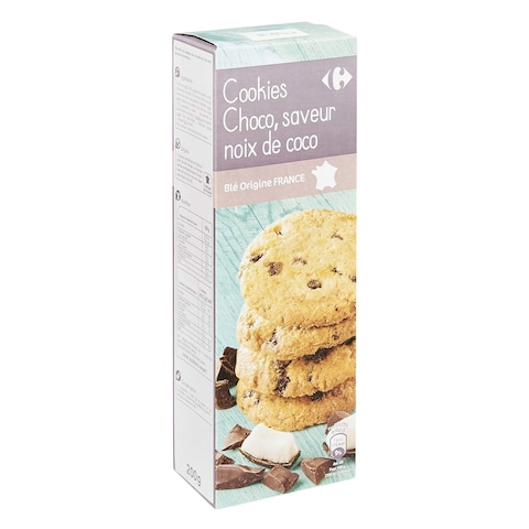Carrefour Coconut Chocolate Chips Cookies 200g