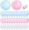 Party Time Pastel Pink Blue White Balloons Garland 126 pcs Latex Balloons Arch Kit for Baby Shower Birthday Wedding Engagement Anniversary Christmas Festival Picnic or any Friends &amp; Family Party Decor