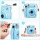 O Ozone Transparent Hard Camera Case For Fujifilm Instax Mini 11 Instant Camera Cover With Adjustable Strap [ Shining Case Designed For Instax Mini 11 Case ] - Glitter Blue