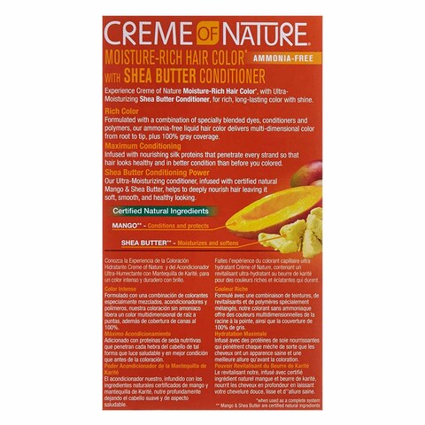 Creme Of Nature Hair Colour C10 Jet Black
