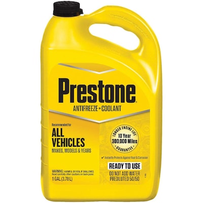 Prestone Antifreeze / Coolant for All Vehicles 50/50 PREMIXED - 1 Gallon