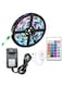 Generic Waterproof LED Strip Light With Remote Control Multicolour 5meter
