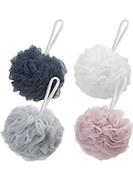 اشتري Marrkhor 4-Pack Wash Bathing Sponge Loofahs Multicolour في الامارات