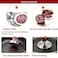 Stainless Steel 1 Set 12 cm Hamburger Press Aluminum Alloy Round Hamburger Meat Beef Grill Burger Press Patty Maker Mold Kitchen Accessories Cooking Meat Tools
