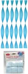 Generic Party Fun Crinkled Crepe Paper Rolls For Party Decoration (5X230cm Light Blue) (Pack Of 6 Units)