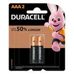 Buy Duracell AAA Ultra Alkaline Battery Multicolour 2 Battery in UAE