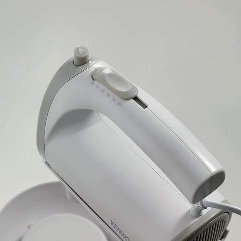 Kenwood Hand Mixer 300W, 5 Speeds plus turbo, Compact and Light Weight with Kneaders and Beaters - HMP20.000WH