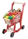 Generic Mini Shopping Cart Toy Trolley With Vegetable Fruit Pretend Play Kids Supermarket