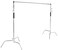 Coopic S07 3.25X3m Heavy Duty 18Kg Stainless Steel Adjustable Background Stand With Magic Legs For Portable Photography Studio Equipment