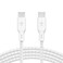 BELKIN Boost Charge USB-C to USB-C Braided Cable 3 Meter - White