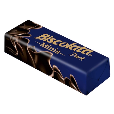 Biscolata Minis Dark Chocolate Covered Wafers 117g