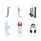 Controller And Headset Stand Wall Mount Holder