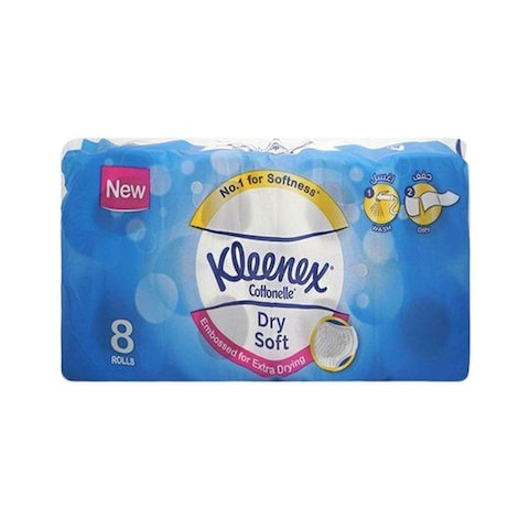 Kleenex Dry Soft Toilet Tissue 8 Rolls