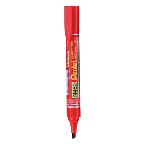 PERMANENT MARKER RED CHISEL