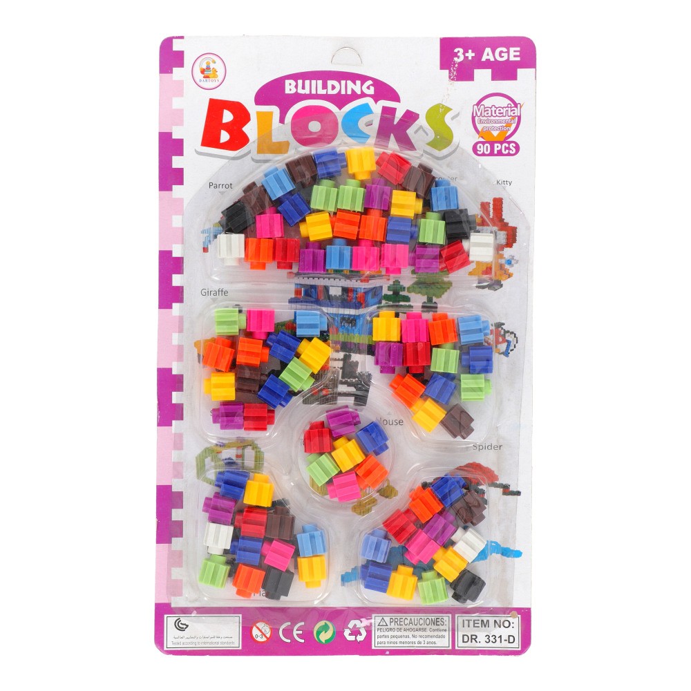 Building Blocks 90 pcs 3+ Age