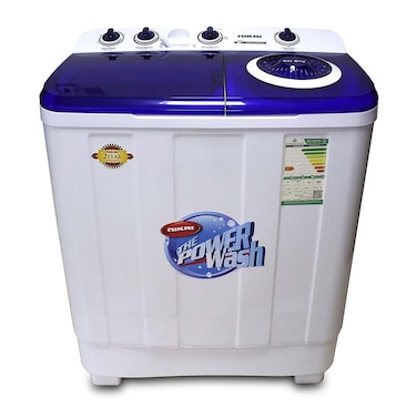 نيكاي - غسالة حوضين - اللون ابيض - 10 كيلو - NWM1100SPN20