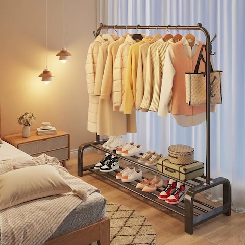 Buy Metal Garment Racks Heavy Duty Indoor Bedroom Cool Clothing
