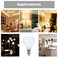 Generic-110-130V LED Light Bulbs 7W E14 LED Spotlight Bulb Lamp Globe Light Bulbs Frosted LED Filament Indoor Bulb for Ceiling Lighting Warm White 1Pc